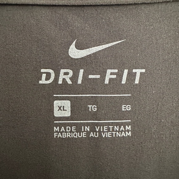 Nike Golf Seahawks Men’s 1/2 Zip Shirt Long Sleeve Pullover Black Size XL - Picture 11 of 13